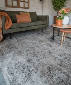 Vintage Teppich Feather - Grau