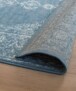 Vintage Teppich Pixel - Blau/Grau - close up, thumbnail
