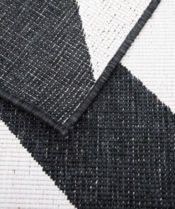 Outdoor Teppich Art - Schwarz/Weiß
