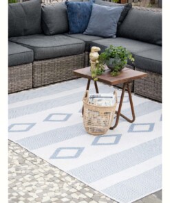 Outdoorteppich Triangle - Blau Outdoorteppich Triangle - Blau