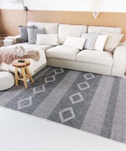 Outdoorteppich Triangle - Grau