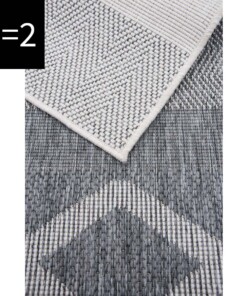 Outdoorteppich Triangle - Grau