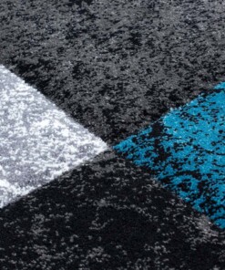 Läufer Modern Kariert Hawaii - Türkis