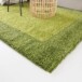 Hochflor Läufer Bordüre Shaggy Trend - Grün