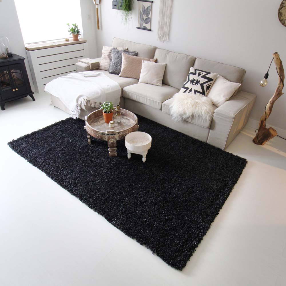 Hochflor Teppich - Shaggy Royal Anthrazit - sfeer Hochflor Teppich - Shaggy Royal Anthrazit - sfeer