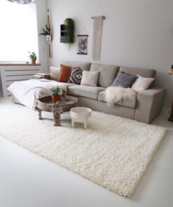 Hochflor Teppich - Shaggy Royal Creme Hochflor Teppich - Shaggy Royal Creme