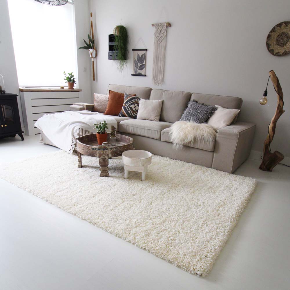 Hochflor Teppich - Shaggy Royal Creme Hochflor Teppich - Shaggy Royal Creme