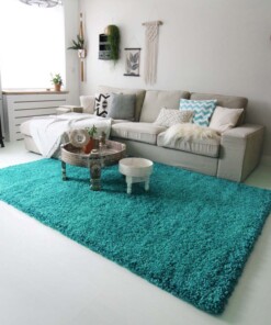 Hochflor Teppich - Shaggy Royal Türkis Hochflor Teppich - Shaggy Royal Türkis