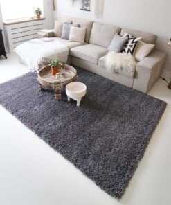 Hochflor Teppich - Shaggy Royal Grau