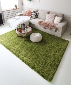 Hochflor Teppich - Shaggy Royal Grün