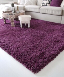 Hochflor Teppich - Shaggy Royal Lila