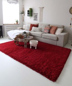 Hochflor Teppich - Shaggy Royal Rot Hochflor Teppich - Shaggy Royal Rot