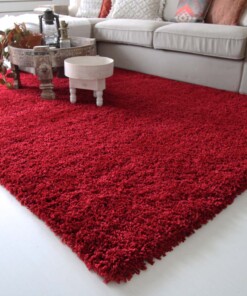 Hochflor Teppich - Shaggy Royal Rot