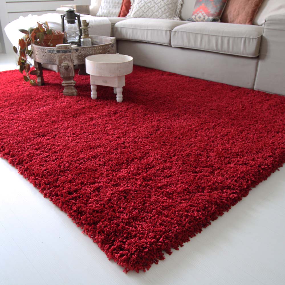 Hochflor Teppich - Shaggy Royal Rot Hochflor Teppich - Shaggy Royal Rot