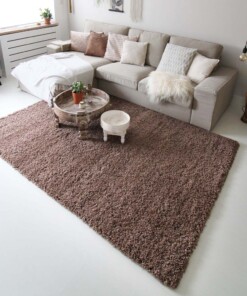Hochflor Teppich - Shaggy Royal Mokka