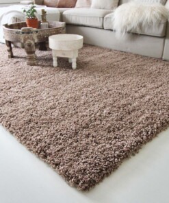 Hochflor Teppich - Shaggy Royal Mokka