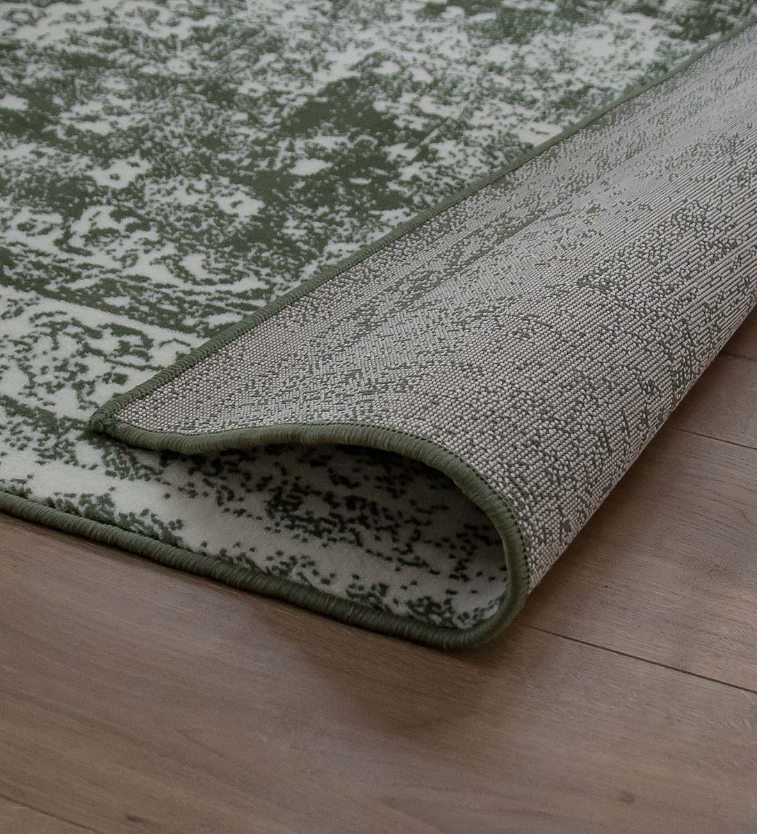 Vintage Teppich Orbis - Olivgrün Vintage Teppich Orbis - Olivgrün