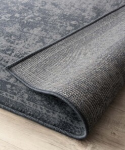 Vintage Teppich Orbis - Dunkelgrau - close up vouw, thumbnail Vintage Teppich Orbis - Dunkelgrau - close up vouw, thumbnail