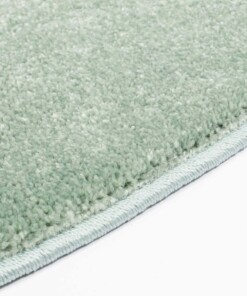 Velour Teppich Rund Gala - Mintgrün - close up zijkant, thumbnail
