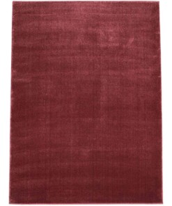 Velours-Teppich quadratisch Gala - Rot - overzicht boven, thumbnail