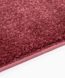 Velours-Teppich quadratisch Gala - Rot - close up zijkant, thumbnail