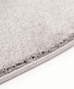 Velour Teppich Rund Gala - Grau - close up zijkant, thumbnail