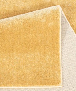 Velour Teppich Gala - Gelb - close up vouw, thumbnail