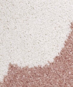 Kinderteppich Happy Cat - Rosa/Weiß - close up materiaal, thumbnail Kinderteppich Happy Cat - Rosa/Weiß - close up materiaal, thumbnail