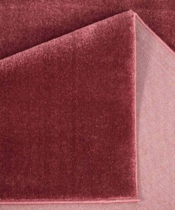 Velours-Teppich quadratisch Gala - Rot - close up vouw, thumbnail