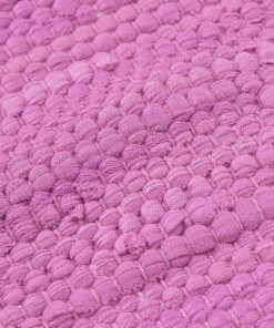 Kelim Läufer Handgewebt Bomull - Lila - close up materiaal, thumbnail