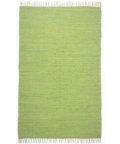 Kelim Teppich Handgewebt Bomull - Grün - overzicht boven, thumbnail