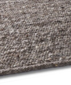 Wollteppich Handgewebt Oslo - Grau - close up zijkant, thumbnail Wollteppich Handgewebt Oslo - Grau - close up zijkant, thumbnail