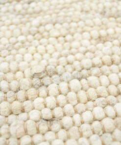Wollteppich Handgewebt Ylva - Beige - close up materiaal, thumbnail