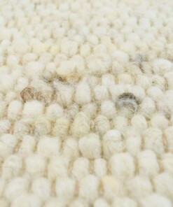 Wollteppich Handgewebt Veve - Beige/Creme - close up materiaal, thumbnail