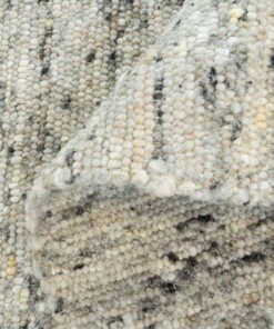 Wollteppich Handgewebt Veve - Grau/Creme - close up vouw, thumbnail Wollteppich Handgewebt Veve - Grau/Creme - close up vouw, thumbnail