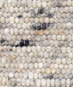 Wollteppich Handgewebt Ylva - Grau - close up materiaal, thumbnail Wollteppich Handgewebt Ylva - Grau - close up materiaal, thumbnail