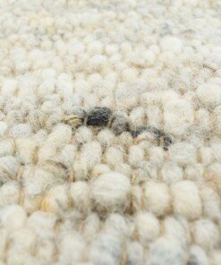 Wollteppich Handgewebt Veve - Beige/Grau - close up materiaal, thumbnail Wollteppich Handgewebt Veve - Beige/Grau - close up materiaal, thumbnail