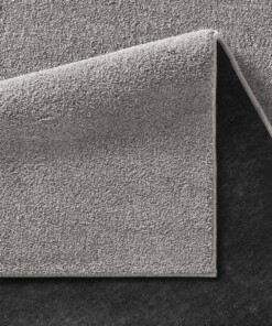 Kurzflor-Läufer Qualis - Dunkelgrau - close up vouw, thumbnail