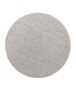 Teppich Rund Kurzflor Qualis - Grau - overzicht boven, thumbnail