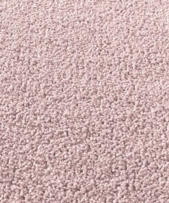 Teppich Rund Kurzflor Qualis - Rosa - close up materiaal, thumbnail