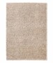 Teppich Quadratisch Hochflor Classic - Beige - overzicht boven, thumbnail