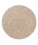 Hochflor Teppich Rund Classic - Beige - overzicht boven, thumbnail