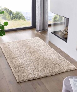 Hochflor Teppich Classic - Creme - sfeer, thumbnail