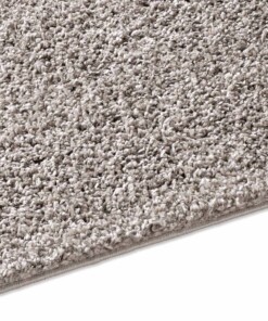 Hochflor Teppich Classic - Grau - close up zijkant, thumbnail