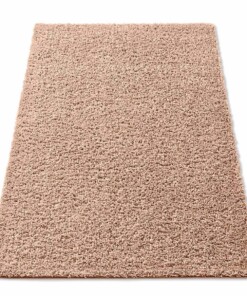 Hochflor Teppich Spectrum - Beige - overzicht schuin, thumbnail