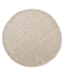 Hochflor Teppich Rund Spectrum - Creme - overzicht boven, thumbnail