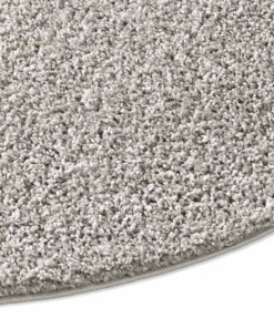 Hochflor Teppich Rund Spectrum - Hellgrau - close up zijkant, thumbnail