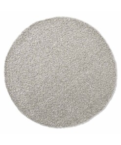 Hochflor Teppich Rund Spectrum - Hellgrau - overzicht boven, thumbnail