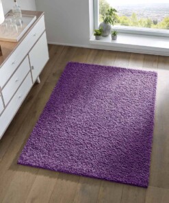 Hochflor Teppich Spectrum - Lila - sfeer, thumbnail