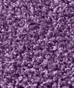 Hochflor Teppich Rund Spectrum - Lila - close up, thumbnail